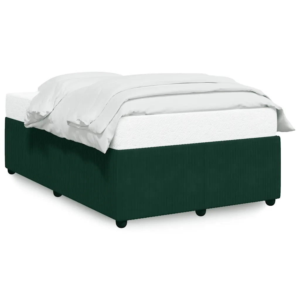 Giroletto senza Materasso Verde Scuro 120x190 cm Velluto 3284997