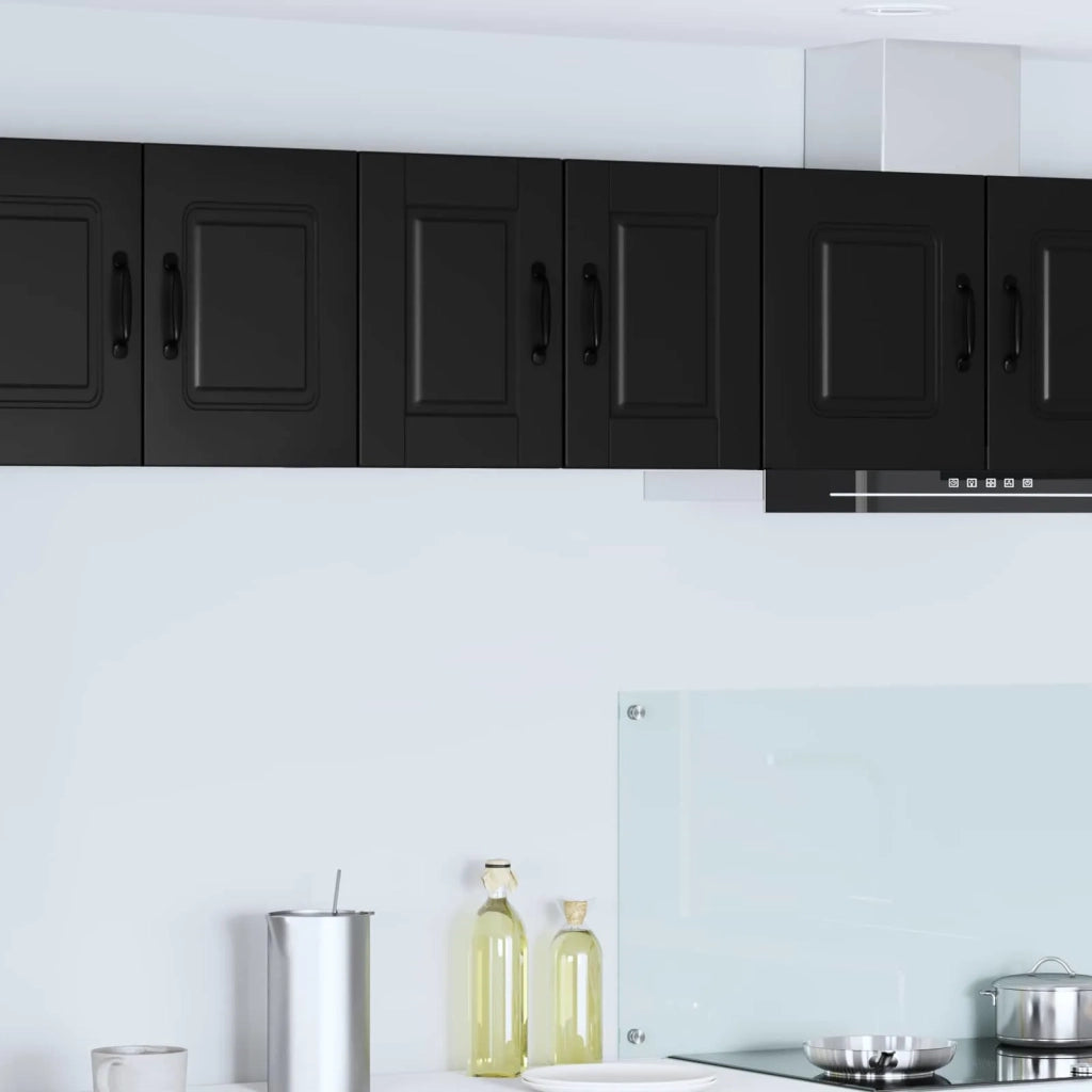Armadietto a muro PORTO 2 pcs Nero 30 x 31 x 40 cm