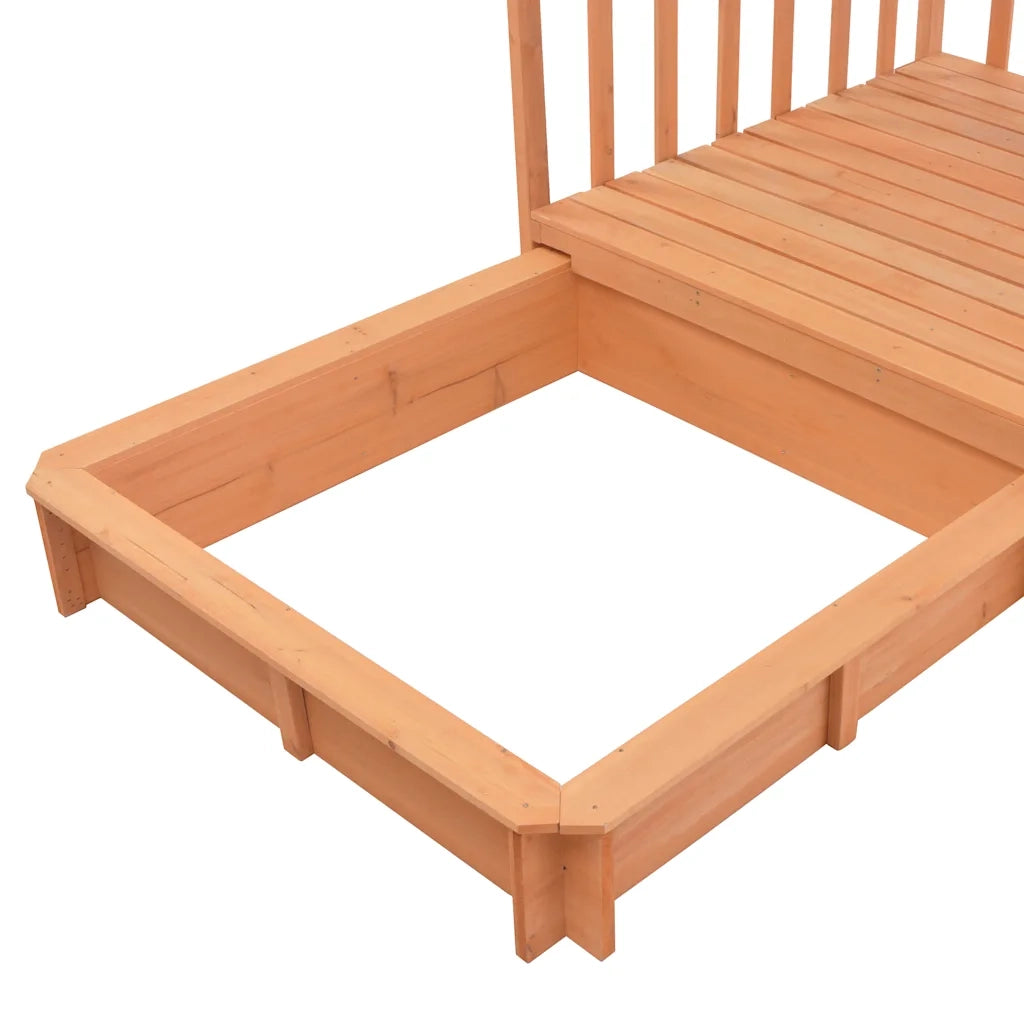 Casetta dei Giochi con Sabbiera in Legno di Abete Blu UV50 CFW8871946