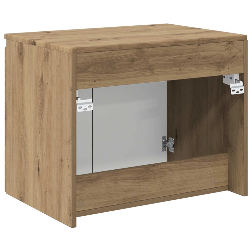 Mobiletto da Bagno a Muro Rovere Artigianale 890481