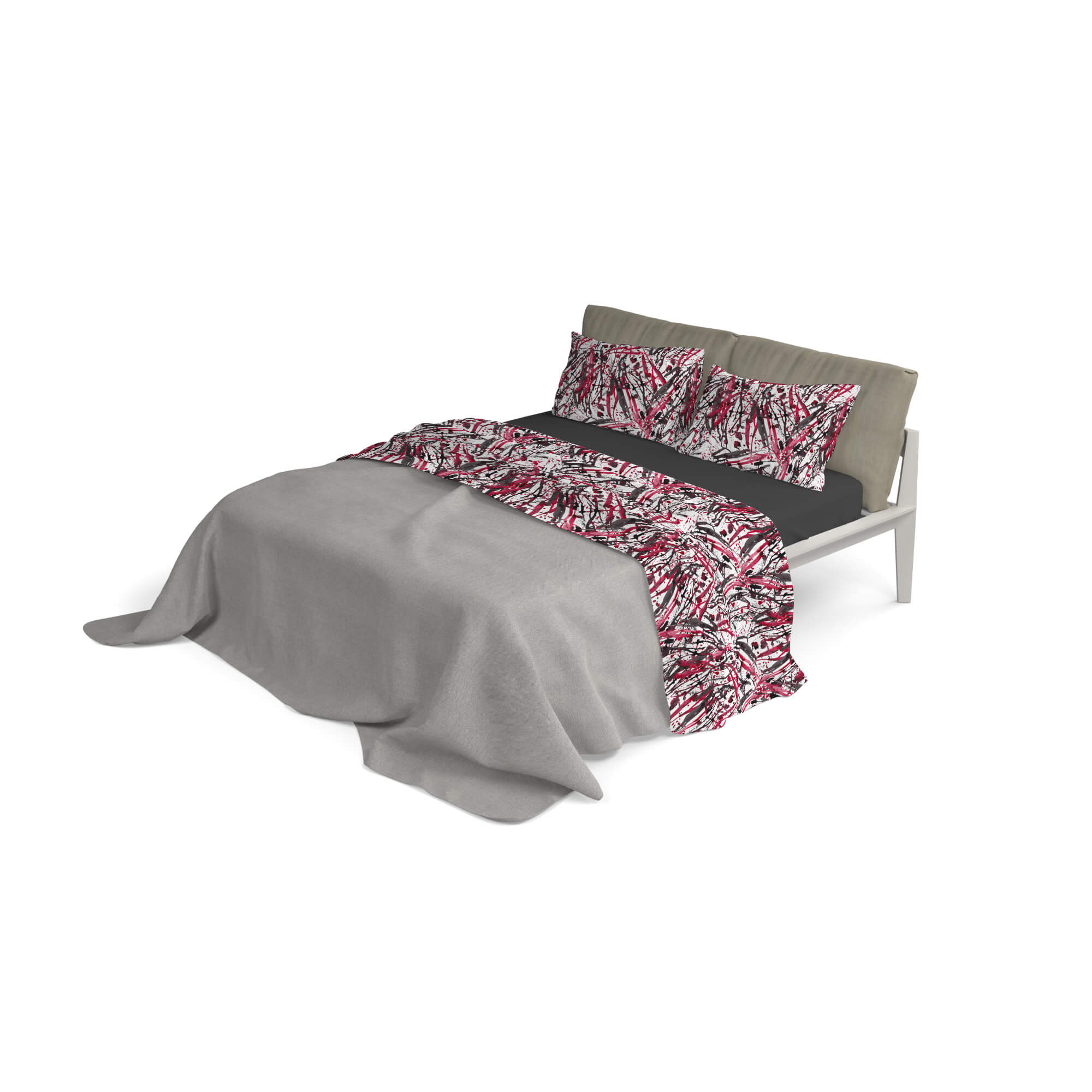 Set Lenzuola Singolo con Stampa Sopra Sotto e Federe Crazy