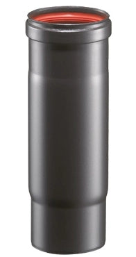 TUBO TELESCOPICO PER STUFA PROFESSIONAL PELLET NERO 10X25cm
