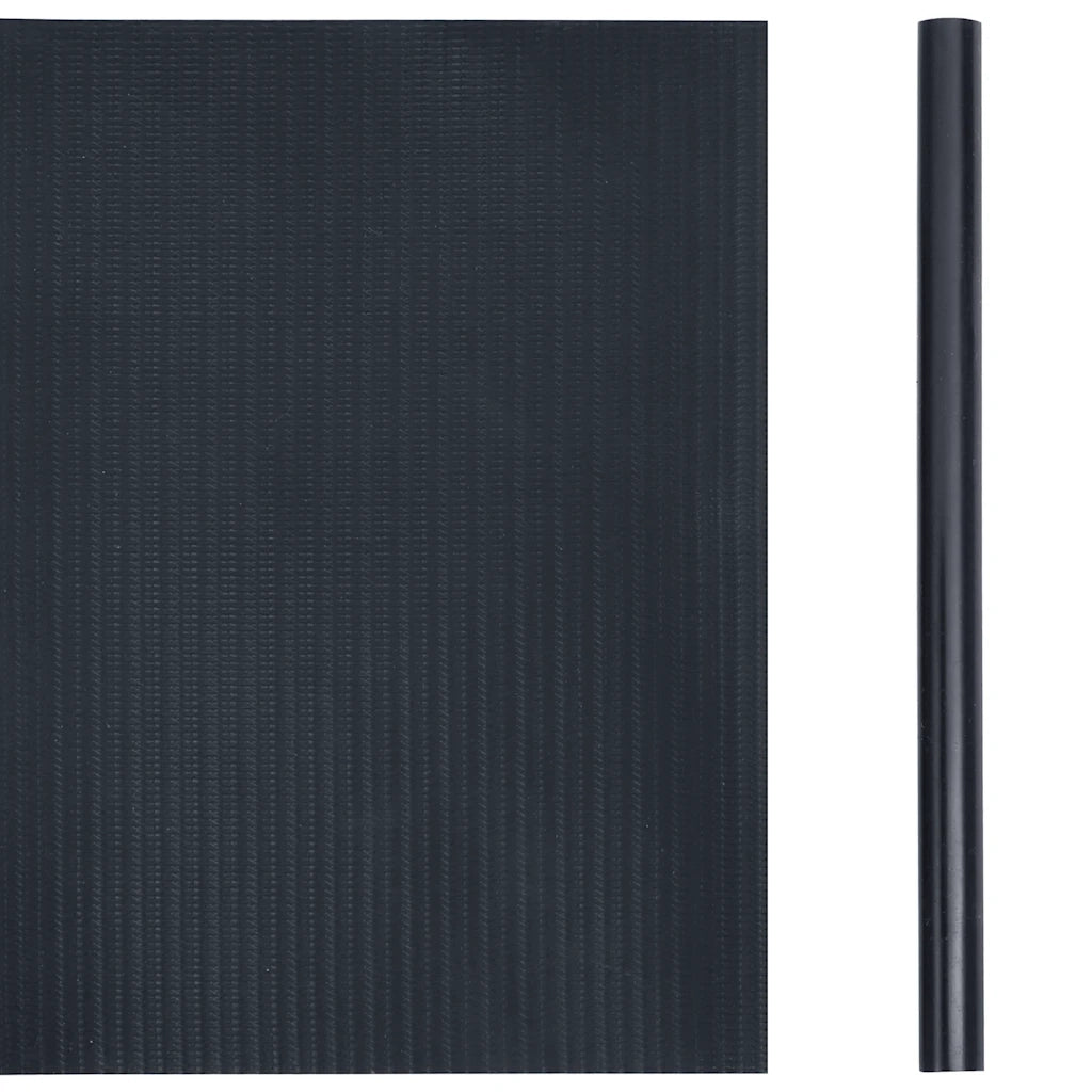 Recinzione Frangivento Giardino PVC 35x0,19m Grigio Scuro Opaco cod mxl 23704
