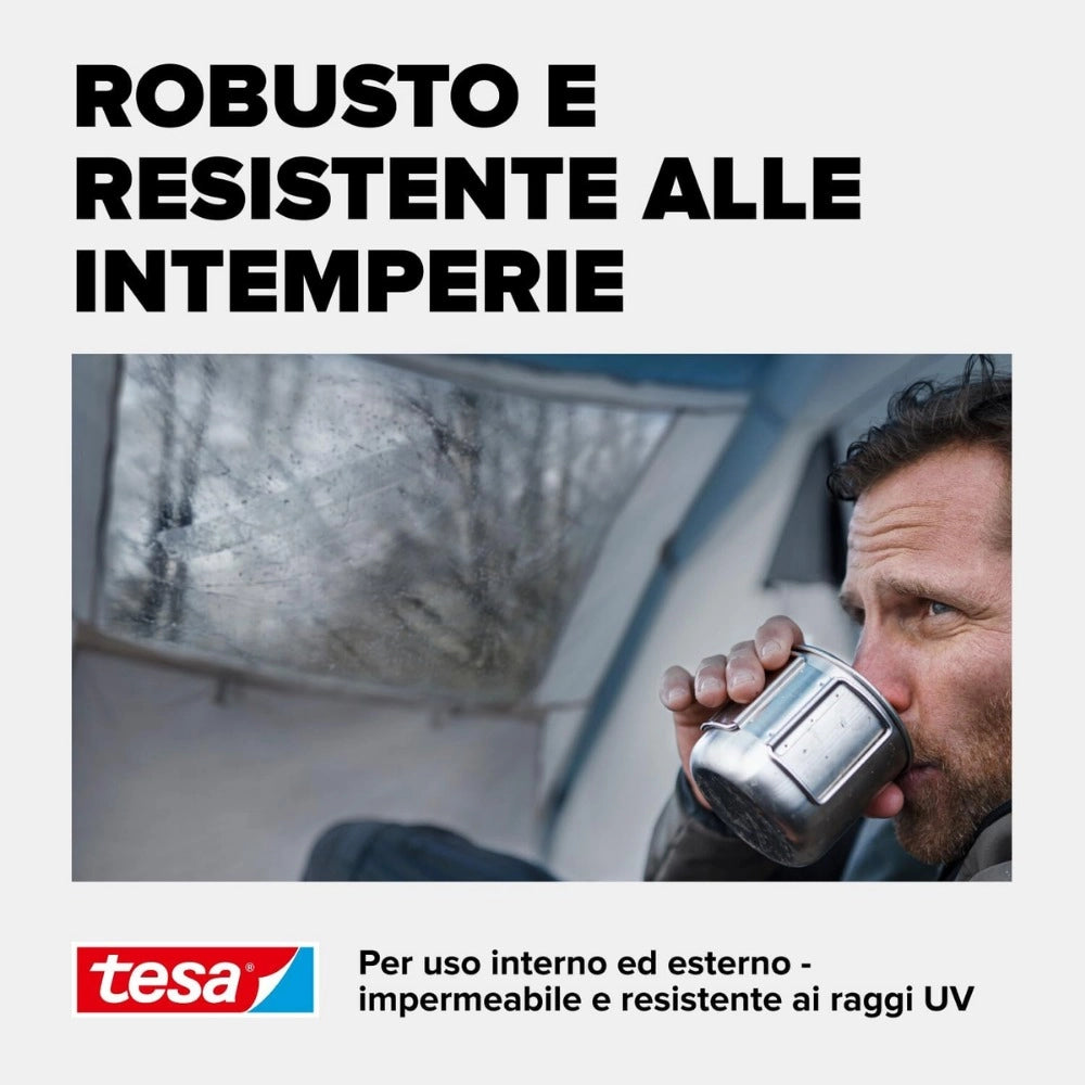 Tesa nastro di riparazione trasparente ultra power clear 10m x 48mm