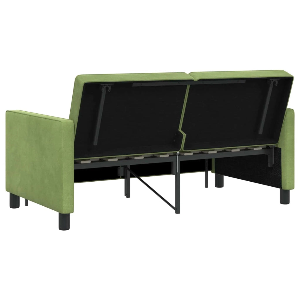Divano letto Verde chiaro Tessuto