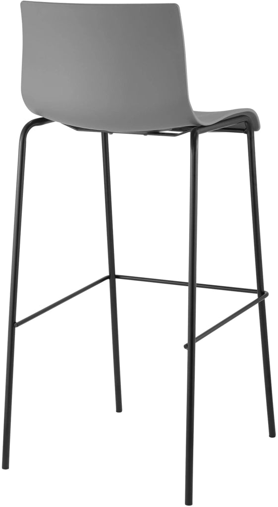 Sgabello da bar Hoover struttura a 4 piedi nero 4