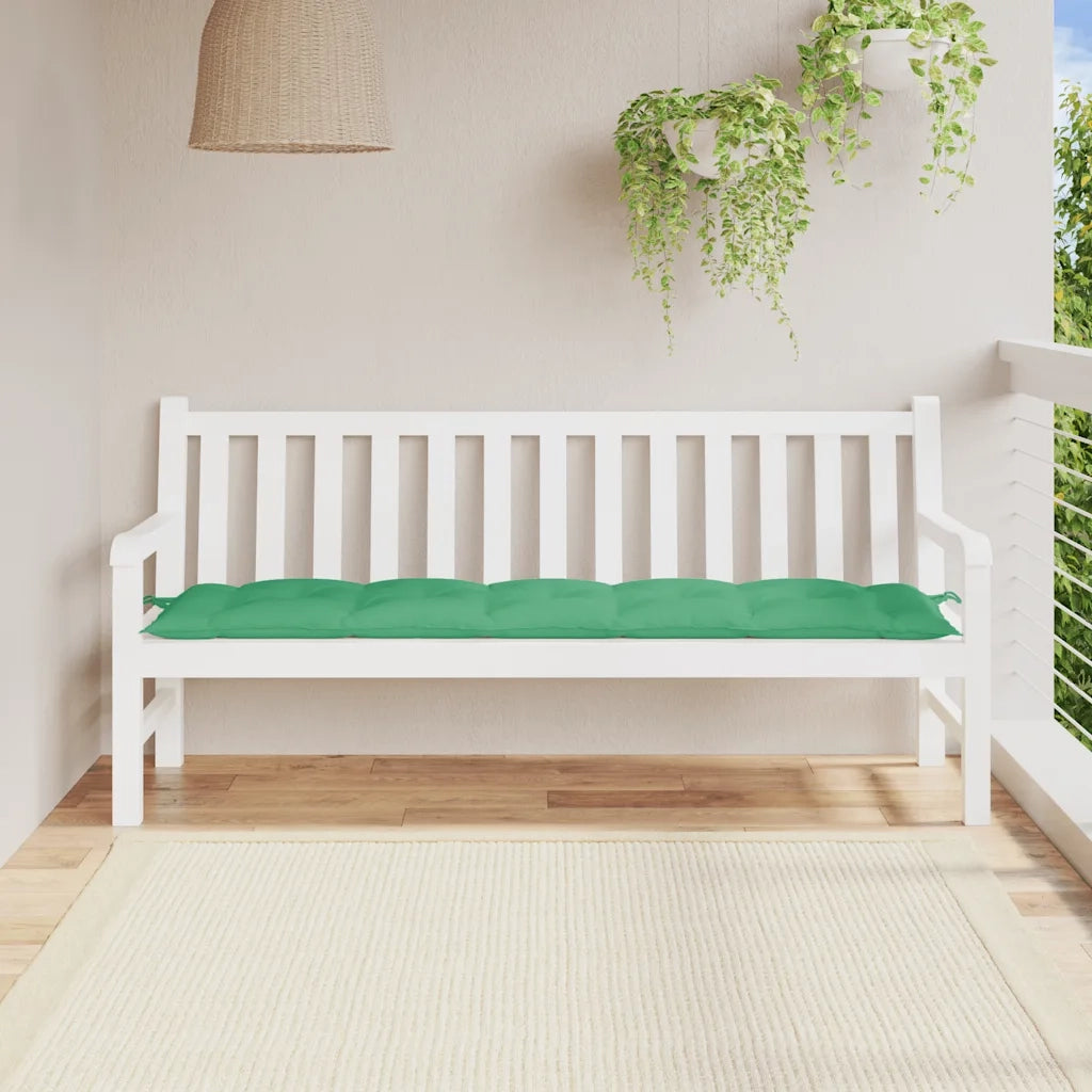 Cuscino per Panca-Cuscini per panchina Verde 180x50x7 cm in Tessuto Oxford 286997