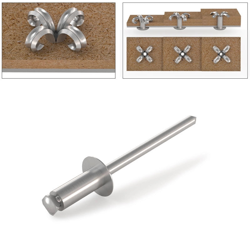 RIVETTO A STRAPPO 'GRAF' 4,8x25 mm - Confezione 50 pezzi