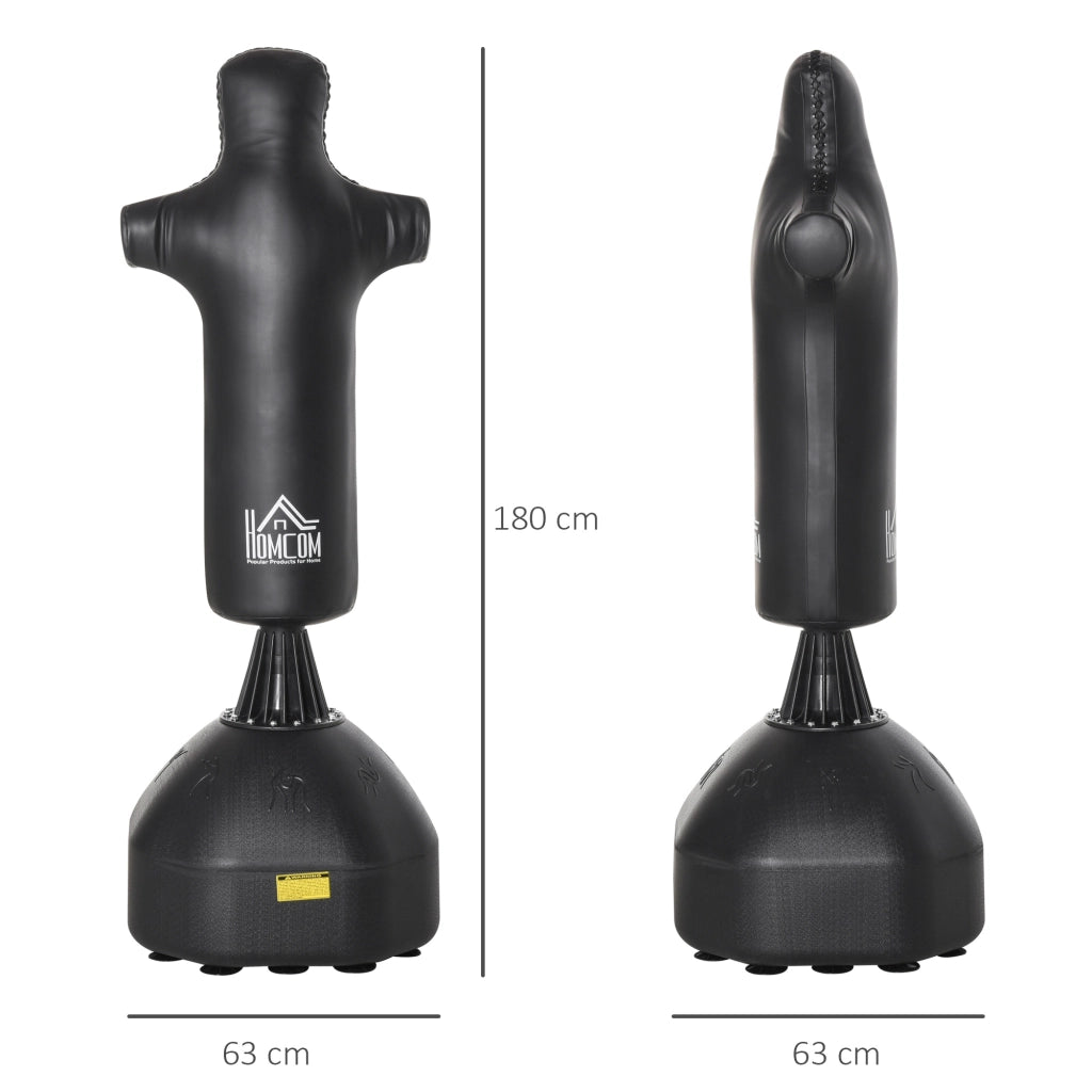 Sacco da boxe in piedi 180cm ¨C zephmum ¨C nero