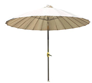 Ombrellone da Giardino Ø2,6 m Palo Ø38 mm in Alluminio Kraus Due Bianco