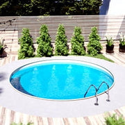 Piscina interrata in acciaio circolare SKYSAND 400-h.120cm-DELUXE