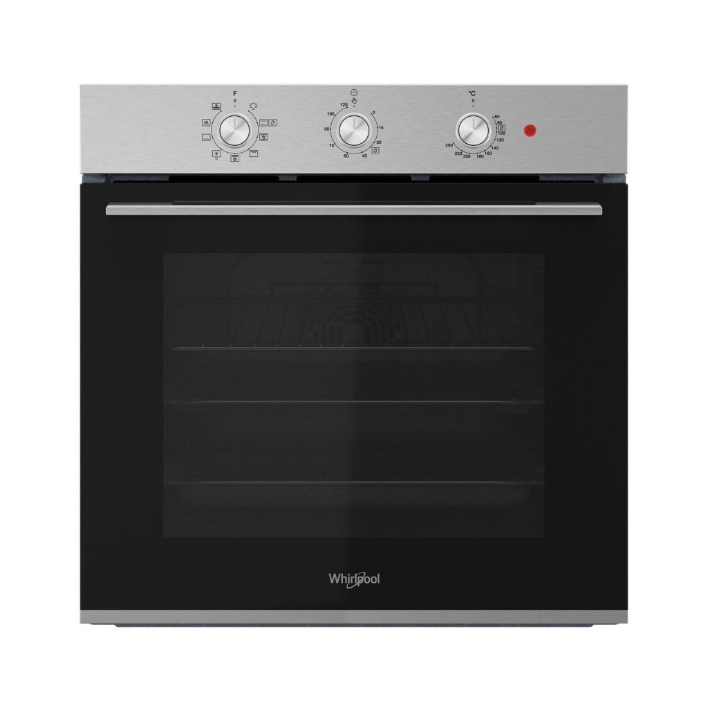 Whirlpool OMK38HU0X 71 L A Nero, Acciaio inox