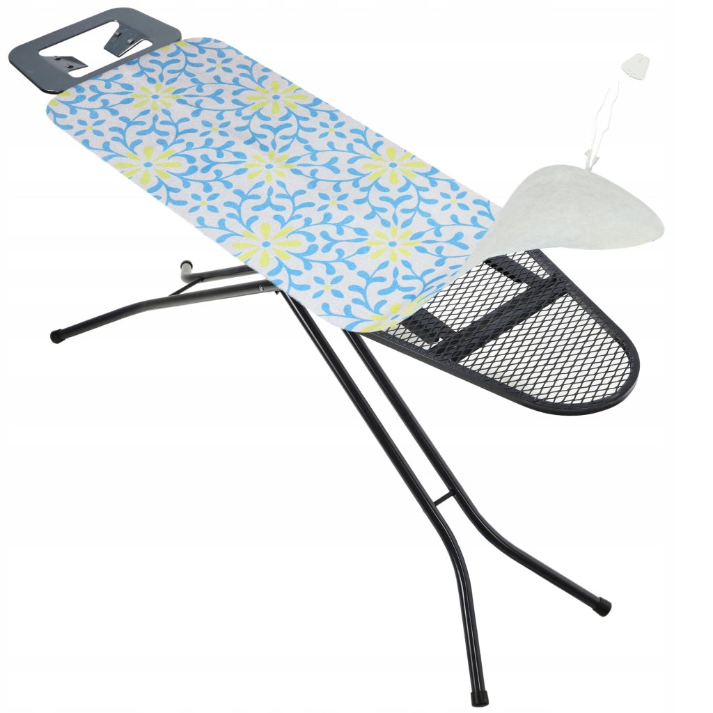 Copriasse da stiro KADAX 144x44 cm, elastico, con motivo floreale