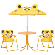 Set da Bistrot da Giardino per Bambini con Ombrellone Giallo