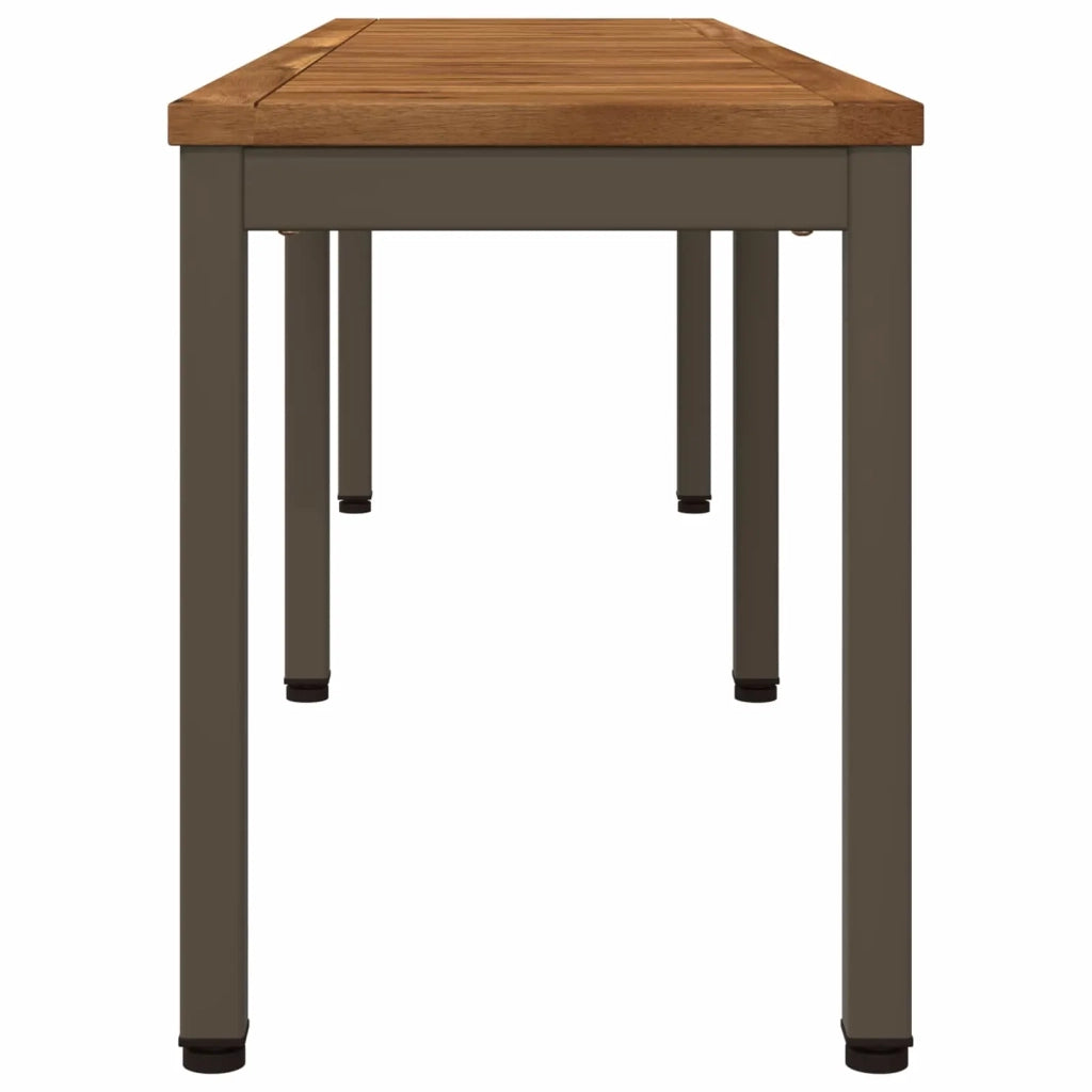 Panchina da giardino 161 x 35 x 45 cm Legno di Acacia Massello 901300