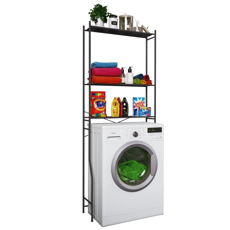 Lavabox Slim – Mobile Coprilavatrice in Metallo Ultra Compatto H160×L68×P25 cm Nero Opaco – Per Proteggere e Ordinare lo Spazio