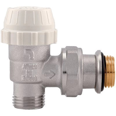 VALVOLA A SQUADRO X RADIATORE  TERMOSTAB 995C ITAP - OTTONE NICHELATO 3/8M- 1 pezzi