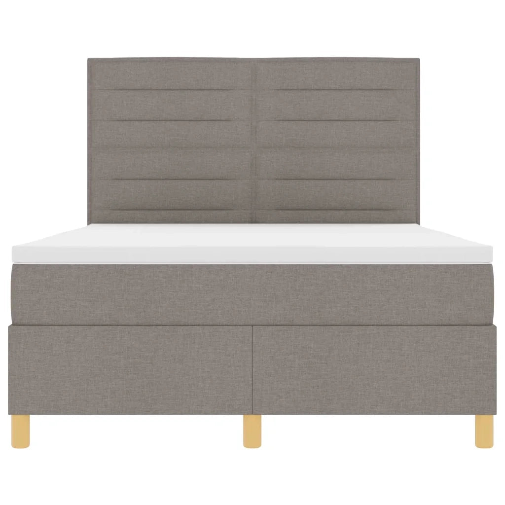Letto a Sorgente LED con materasso Talpa 140 x 200 cm Tessuto 3343030