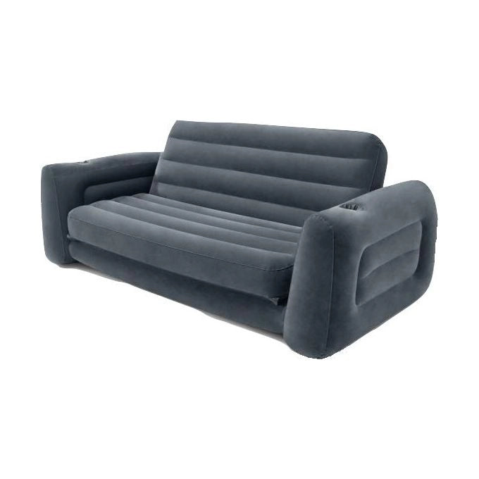 Divano Gonfiabile Pull-Out Sofa per 2 persone 203x224x66cm Grigio Intex