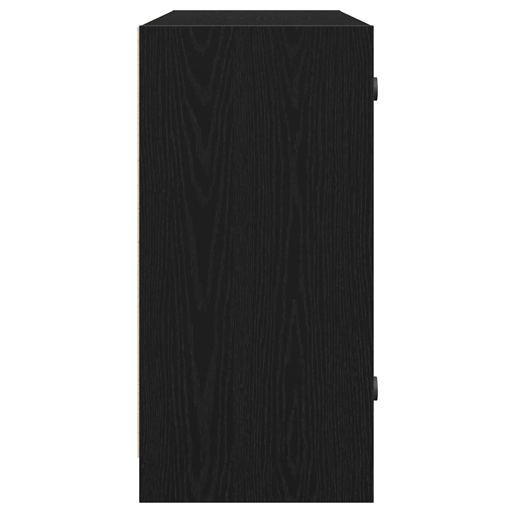 Credenza-Buffet-Armadio da cucina Rovere Nero 100 x 37 x 75.5 cm