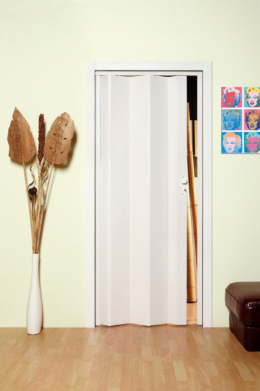 porta a soffietto "maya" cm 83x214 colore bianco frassino cod:ferx.92567