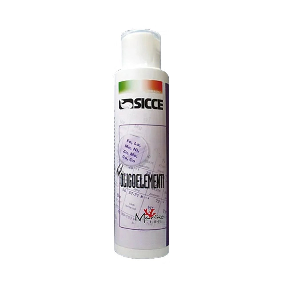 Sicce Oligoelementi Liquido - integratore di oligoelementi concentrato per acquari marini Formato: 250 ml
