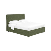 Oldham, Letto Piazza e Mezza Sfoderabile Made in Italy, Verde