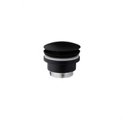 Piletta scarico click clack senza troppo pieno universale 11/4 nero opaco