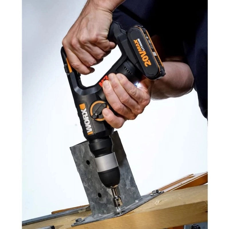 Tassellatore 3 in 1 WX390.9 20V SDS 1,2J Corpo Macchina per Foratura su Calcestruzzo - Worx