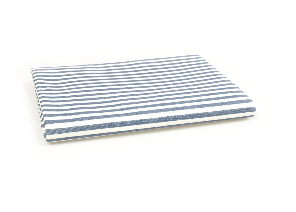 Telo Arredo Granfoulard Copritutto Cotone Made Italy Vari Disegni Arredatutto Copriletto Multiuso - 1 Piazza - Bastoncino Blu
