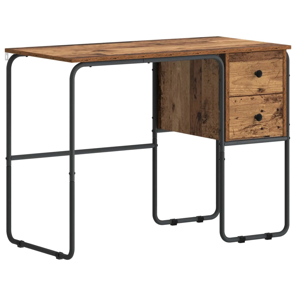 Scrivania con Spazio di Archiviazione Legno di quercia 8008006