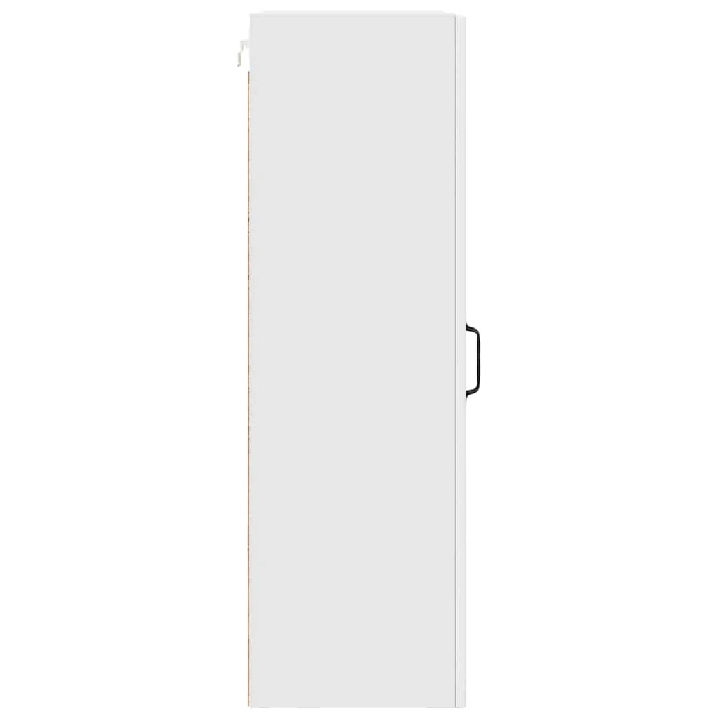 Mobile da cucina moderno 40 x 31 x 100 cm spazio di archiviazione efficiente stile contemporaneo legno ingegnerizzato bianco 02_0054438