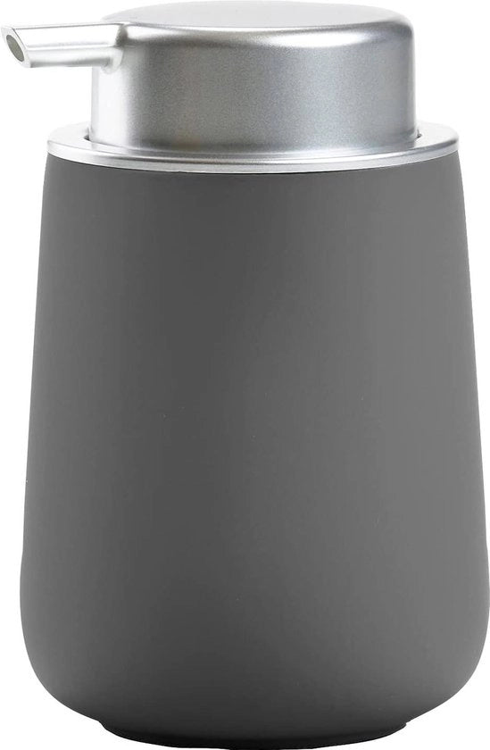 Dispensatore di sapone in porcellana 8 cm Grigio - Sapone per mano/Sapone liquido - Accessorio per la doccia