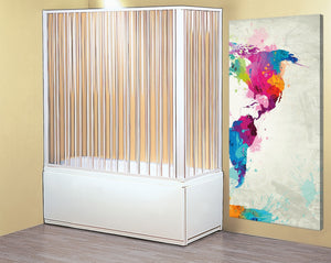 box vasca a soffiet.2lati cm 70x170-140 150h cod:ferx.92585