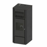 STUFA PELLET AGATA NERA 14KW DOPPIA CANAL. - EVA CALOR