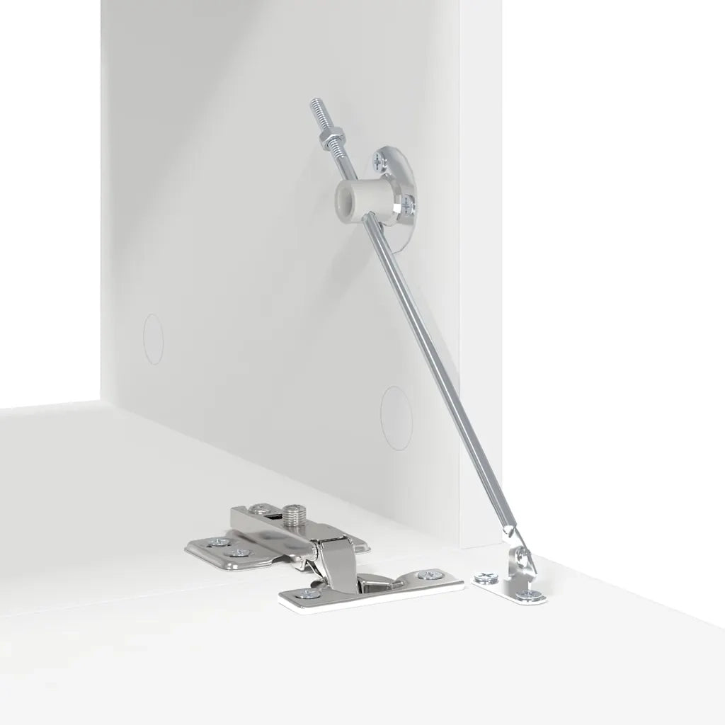 Set di Mobili Porta TV 4 pz Bianco in Legno Multistrato cod mxl 7032