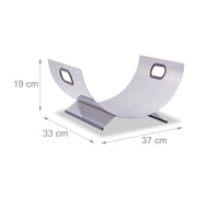 Cestello portalegna per camino 37 cm acciaio inox 13_0002175