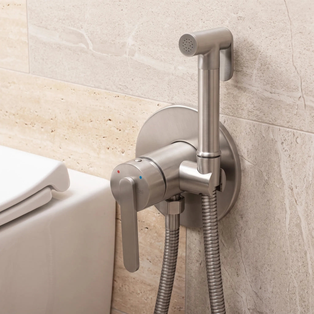 Rubinetto Bidet Rea Ontario Brush Nickel