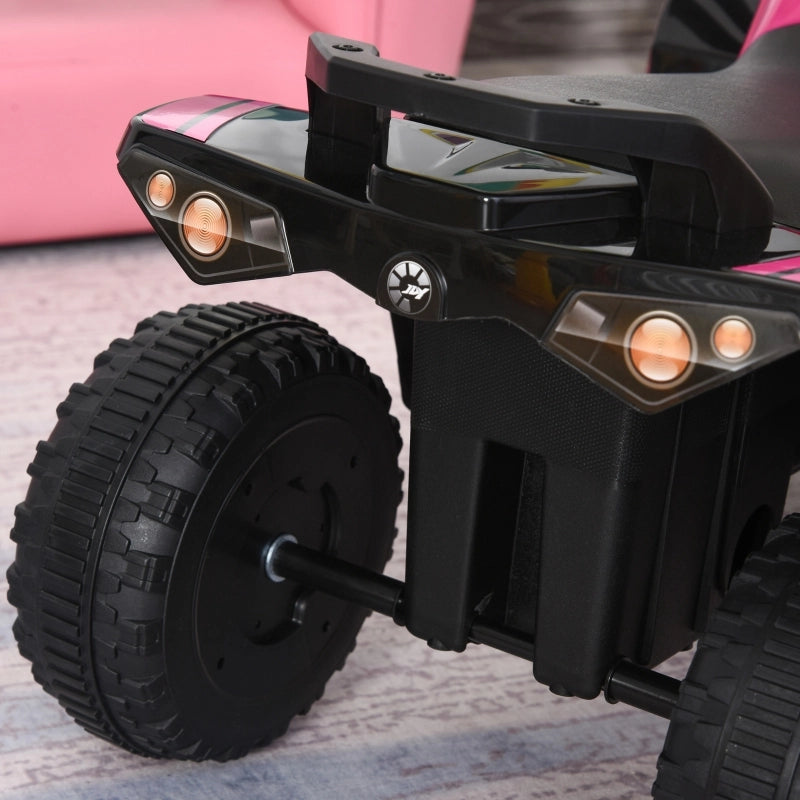 Macchina cavalcabile, giocattolo cavalcabile, veicolo per bambini dai 18 ai 36 mesi, rosa