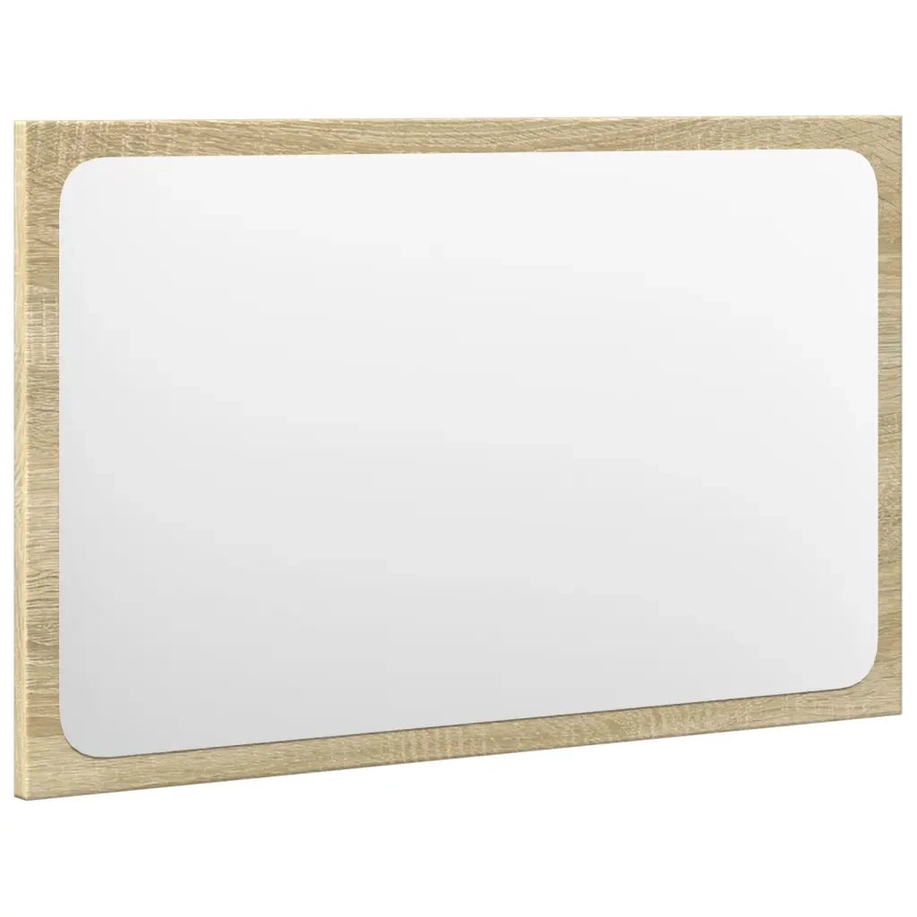 Set Mobili da Bagno 4 pz Rovere Sonoma in Legno Multistrato 3325005