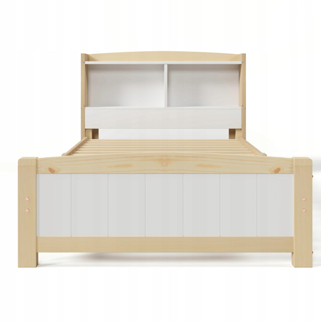 Letto singolo con materasso e spazio di archiviazione - Xylo - 90x200