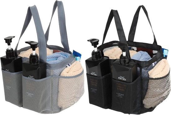 Set di Borse a Maglia da Bagno Portatile per Studenti Organizzatore da Bagno per Studenti per Camere da Bagno Veloci da Asciugatura Accessori da Bagno per Palestra per Campo Estivo