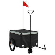 Rimorchio da Bici Nero e Grigio 30 kg in Ferro CFW8710749