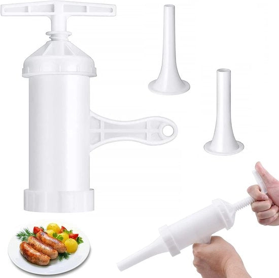 Macchina per la preparazione di salsicce manuale - Accessori da cucina con tubi di riempimento