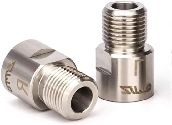 Pedaliera estensibile per bicicletta in acciaio a cromo-molibdeno da 16mm per pedaliera a 9/16 pollici con dado per pedali SPD MT MTB BMX Road Street