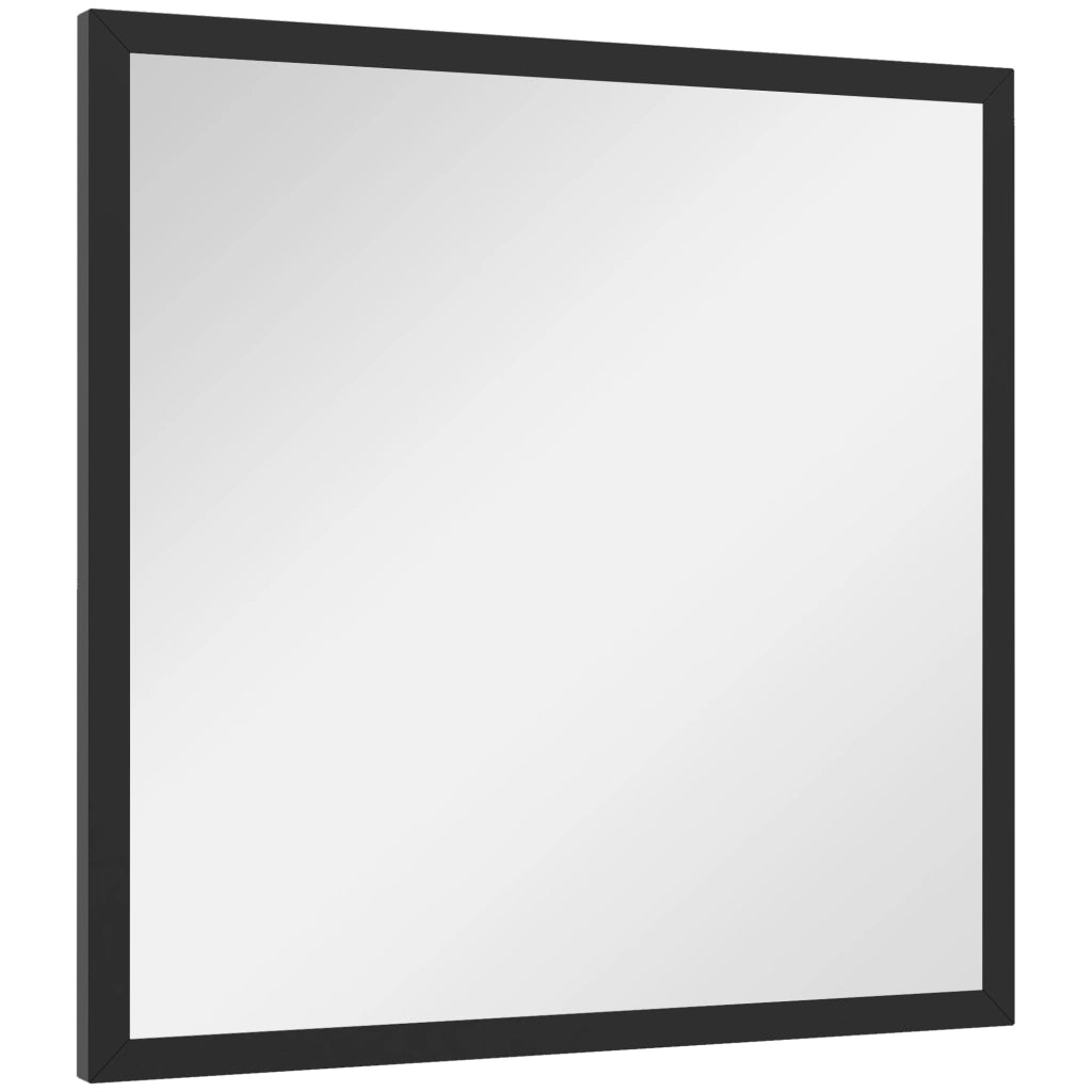 Specchio da parete quadrato ¨C Xylo ¨C legno nero 50x50 cm