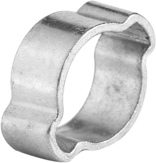 Set di attacchi per tubi di 10 - Adattabili - In acciaio inossidabile - Assortimento di attacchi per tubi - Resistente alla corrosione - Per diverse diametri di tubi - Attacco per tubi