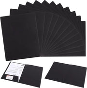 Mapa Premium con tas A4 carta kraft per documenti 12 pezzi neri - presentatiemap per documenti, articoli da ufficio