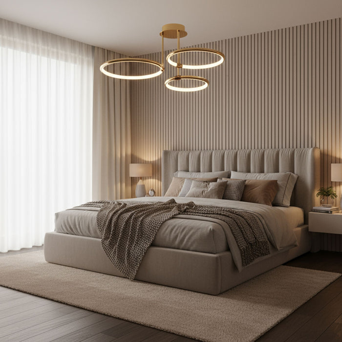 Lampada Da Soffitto G122-3c Gold Led