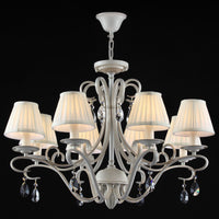 Lampadario Elegant in Metallo Brionia Beige